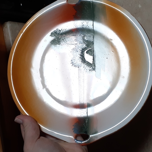 Chikaramachi Porcelain Hand Painted Handled Plate, Fair Condition - Picture 5 of 8